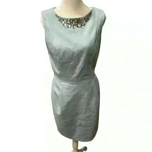 Blumarine Jewel Embellished Light Blue Dress Blugirl Brand Rare